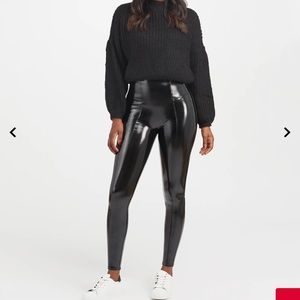 Brand New With Tags Spanx Patent Leather Leggings